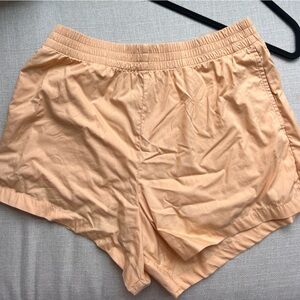Abercrombie linen pull on shorts size large